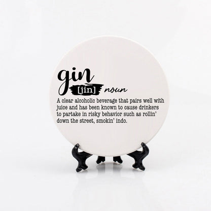 Funny Drink Definition Coasters Set Dictionary Quote Coasters For Bar And Countertop Decor