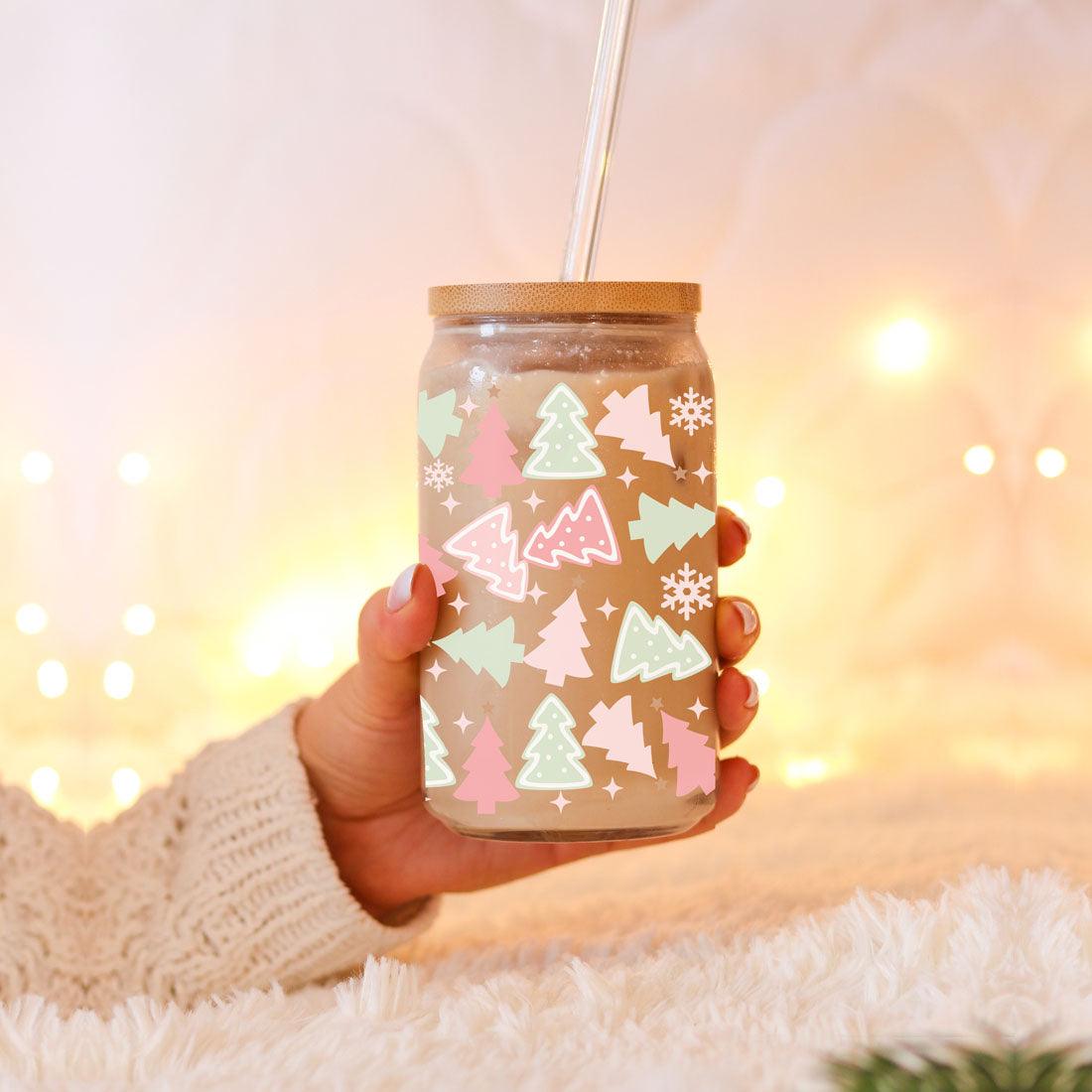Holiday Funny Insulated Tumbler 17oz Tree Tops Glisten Children Don't Listen Coffee Cup