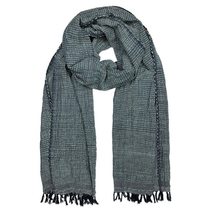 Handwoven Ethiopian Cotton Stripe Wrap Scarf Oversized