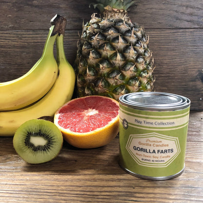 Gorilla Farts Fruity Fresh Scented Candle Collection Natural Tropical Fruit Aroma Home Gift