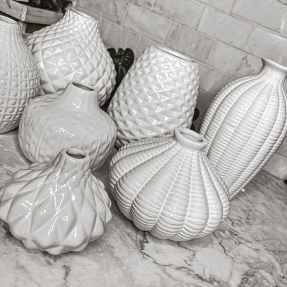 Imperfect Whitney Vases Slightly Damaged Discounted Ceramic Tabletop Vases