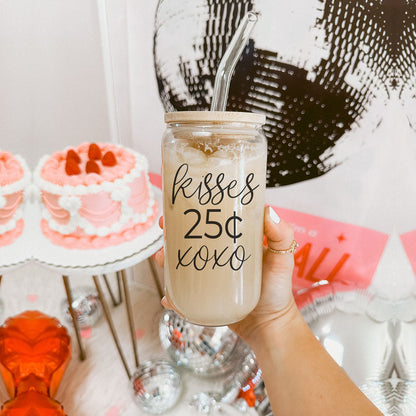 20oz Glass Tumbler With Bamboo Lid Sarcasm Is My Love Language Drinking Cup
