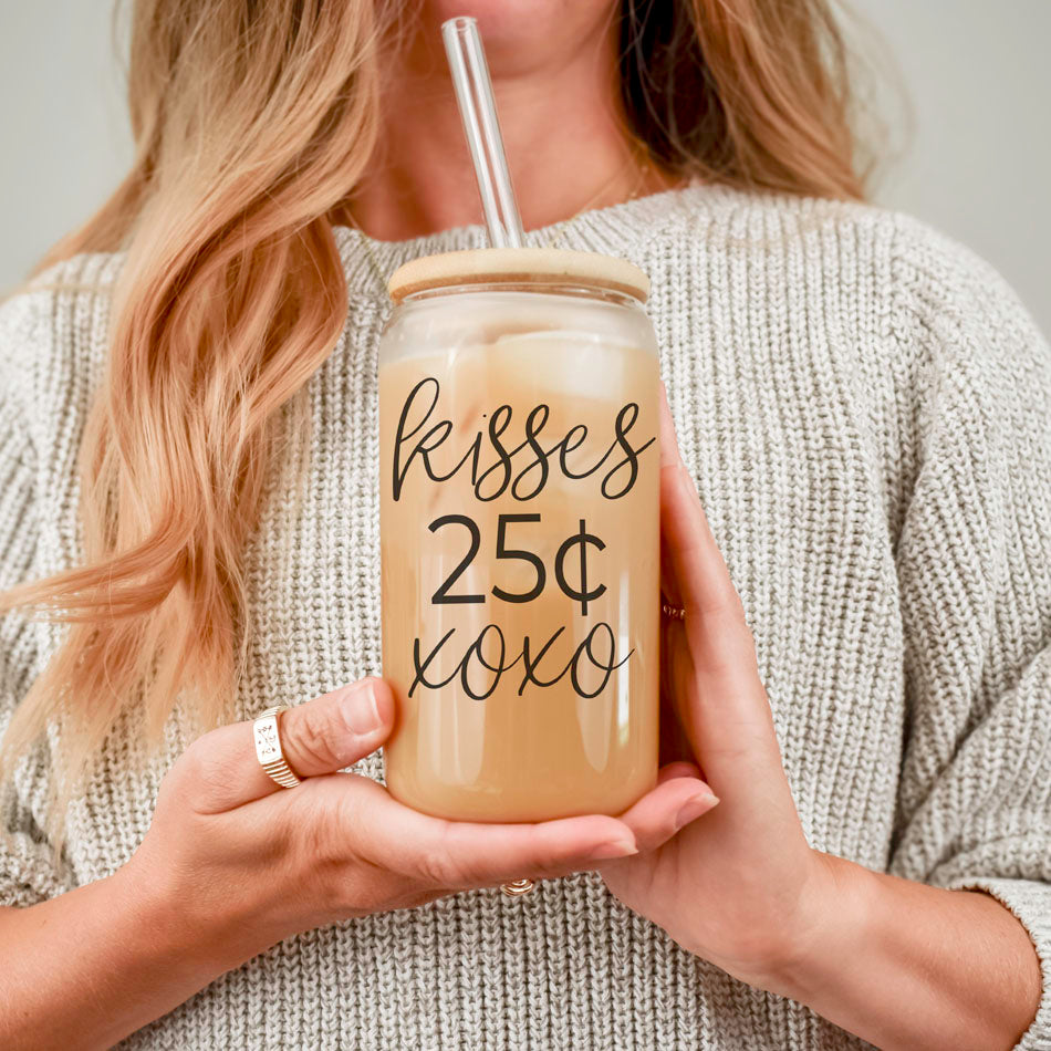 20oz Glass Tumbler With Bamboo Lid Sarcasm Is My Love Language Drinking Cup