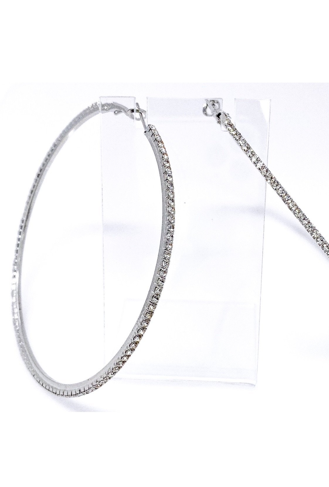 Large Textured Hoop Earrings Around The Way Girl Style
