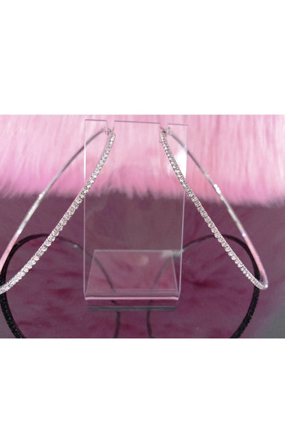Large Textured Hoop Earrings Around The Way Girl Style