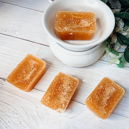 Lemon Shortbread XL Natural Wax Melts - 4 Cubes, Fresh Lemon Butter Shortbread