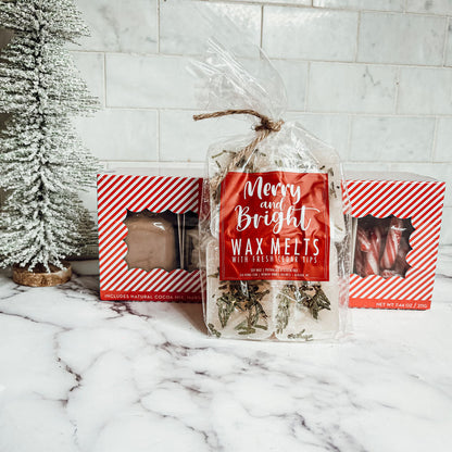 Christmas Tree XL Wax Melts 4 Cubes Fresh Cedar Pine Sweet Holiday Scent