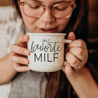 Funny MILF Mug 14.5oz Ceramic Coffee Mug Cheeky Mom In Love With Fall