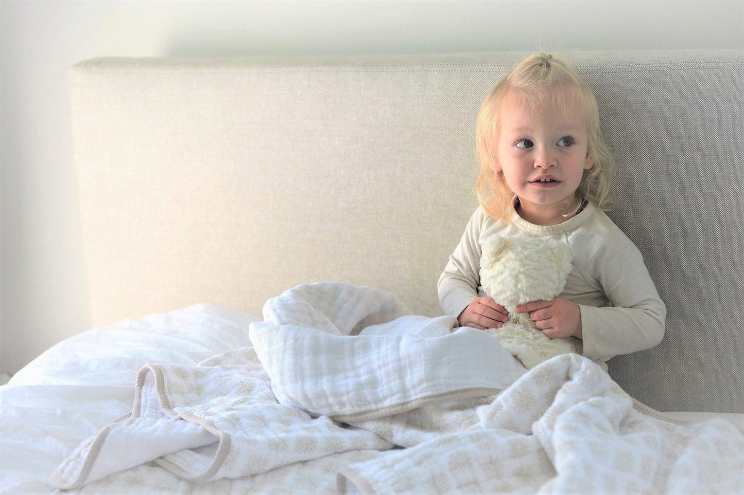 Muslin Baby Blanket 100 Percent Cotton Soft Breathable