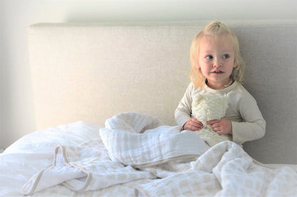 Muslin Baby Blanket 100 Percent Cotton Soft Breathable