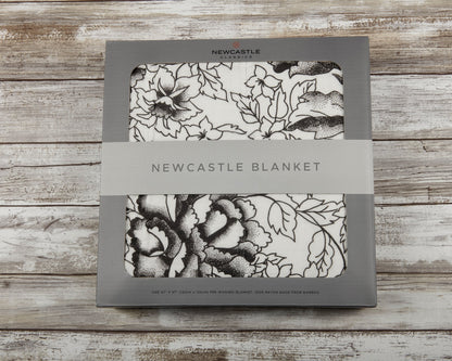 Bamboo Muslin Baby Blanket American Rose Swaddle Lightweight