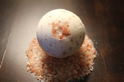 Organic Detox Bath Bomb Pink Himalayan Salt Soothing
