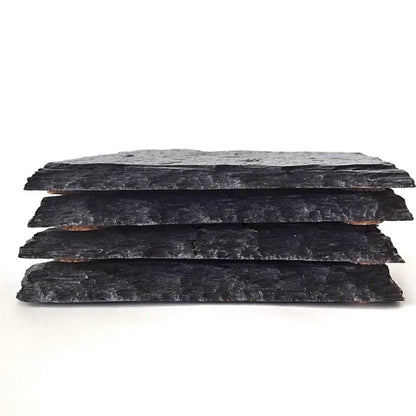 Slate Coaster Hand-Stamped Artisan Drink Coaster With Cork Feet - USA Slate