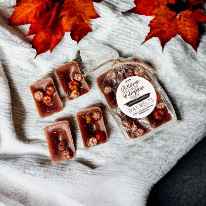 Pumpkin Pecan Waffles Scented XL Natural Wax Melts - Sweet Baked Autumn Home