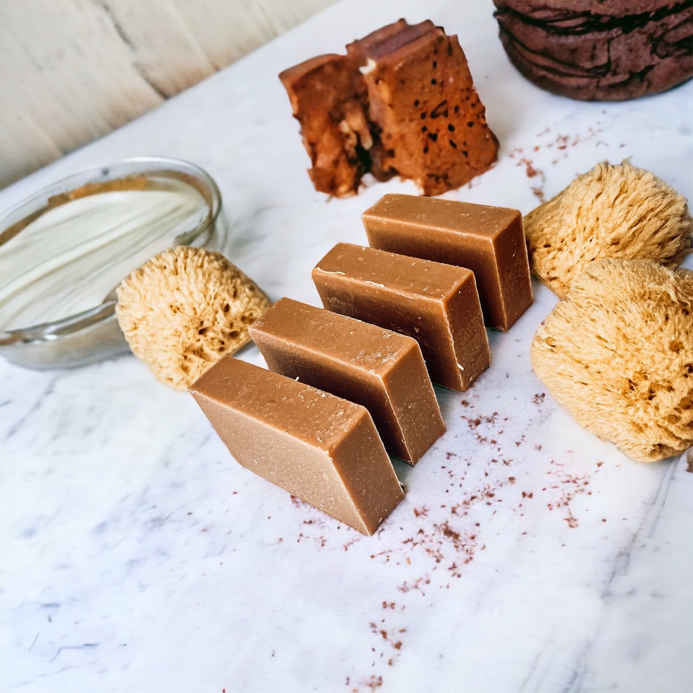 Pumpkin Spice Soap Bar Handmade Organic Shea Butter Cold Process 4.5oz