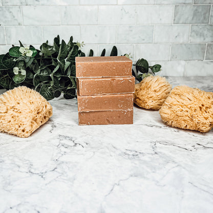 Pumpkin Spice Soap Bar Handmade Organic Shea Butter Cold Process 4.5oz