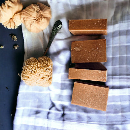 Pumpkin Spice Soap Bar Handmade Organic Shea Butter Cold Process 4.5oz