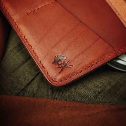 Pirate Goods Quartermaster v2 – Leather Passport Wallet with Velcro
