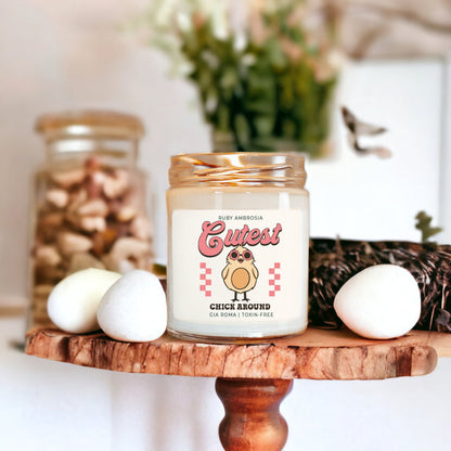 Ruby Ambrosia Scented Soy Candle 9oz Sweet Red Fruit And Wine Aroma