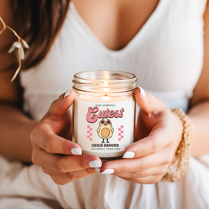 Ruby Ambrosia Scented Soy Candle 9oz Sweet Red Fruit And Wine Aroma
