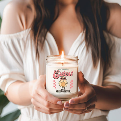 Ruby Ambrosia Scented Soy Candle 9oz Sweet Red Fruit And Wine Aroma