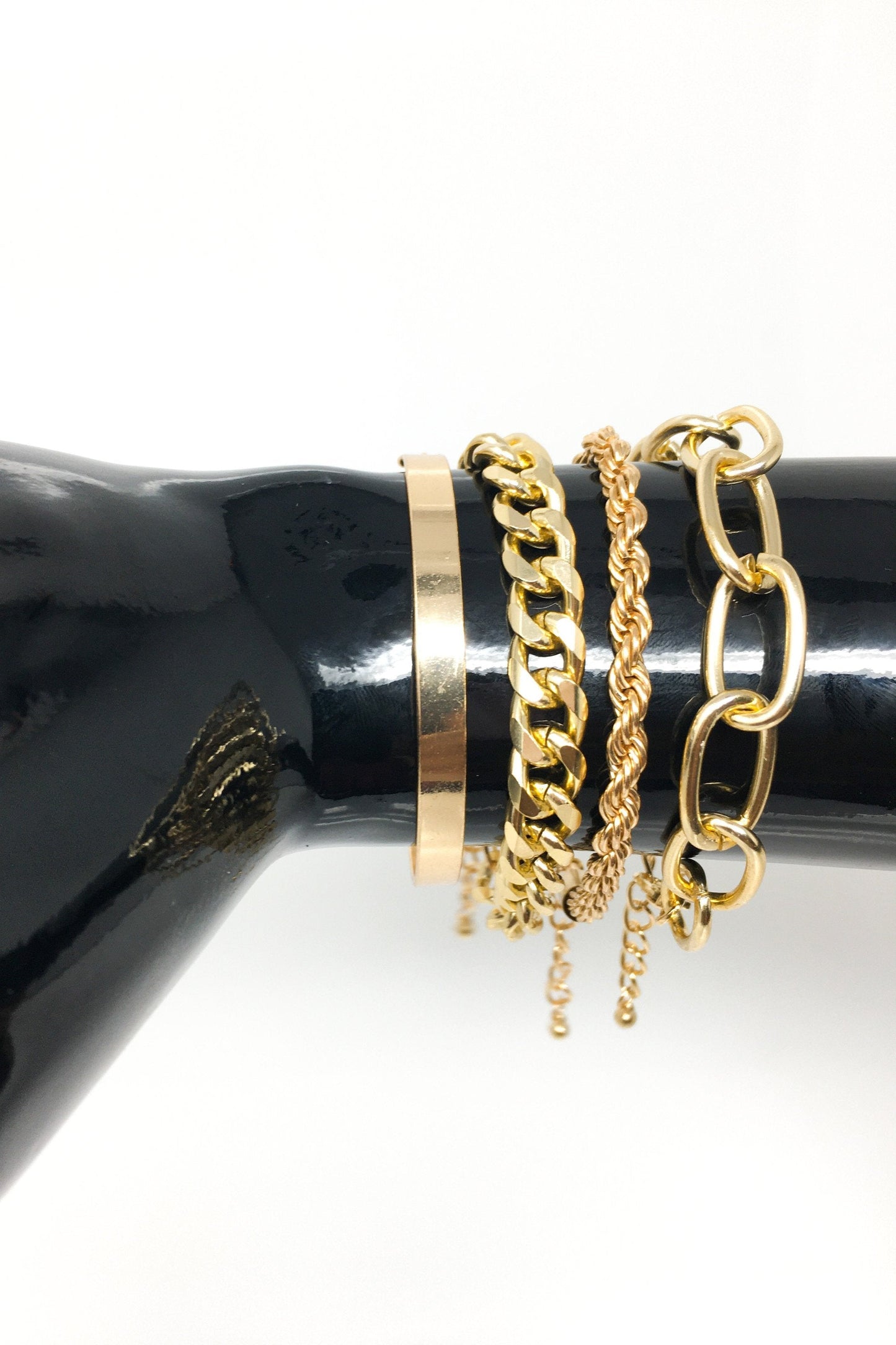 Run It Up Red Chain Bracelet Luxe Statement Jewelry
