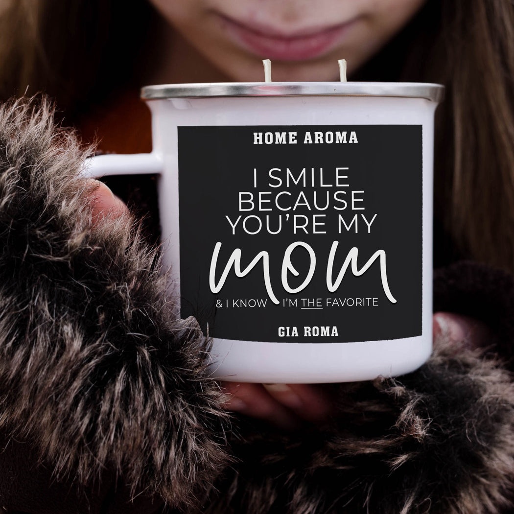 Mothers Day Candle Mug 16oz Reusable Metal Candle Soy Gift
