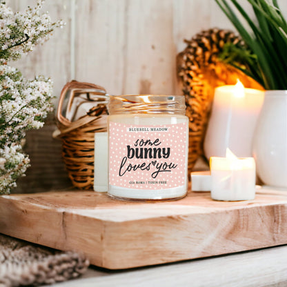 Bluebell Meadow Soy Candle - Fresh Spring Floral Scent, Dewy Petals, Relaxing