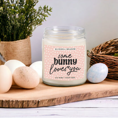 Bluebell Meadow Soy Candle - Fresh Spring Floral Scent, Dewy Petals, Relaxing