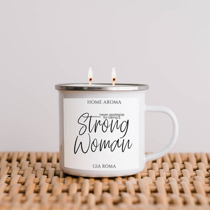 Mothers Day Candle Mug 16oz Reusable Metal Candle Soy Gift