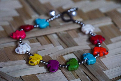 Stylish Boho Silver Elephant Anklet For Women And Girls