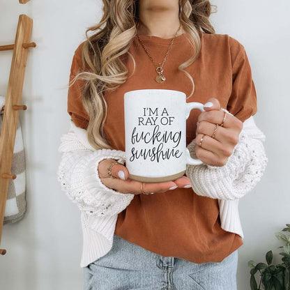 16oz Inspirational Ceramic Coffee Mug Motivational Morning Prayer Mug Sunrise Determination