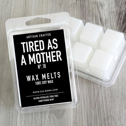 Lemon Lavender Focus Candle No 18 Tired As A Mother Scented Soy Candle White Or Black Label