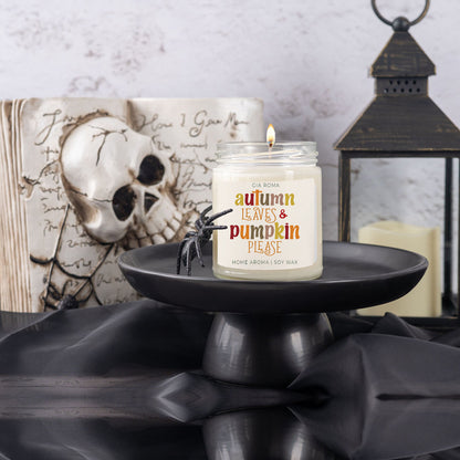 Toasted Pumpkin Spice Candle Soy Wax Autumn Pumpkin Pie Home Fragrance