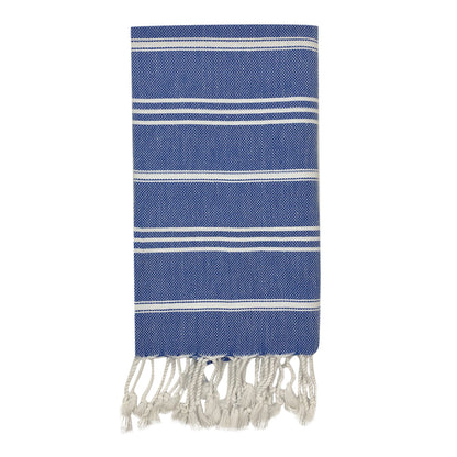 Turkish Cotton Hand Towel 36x22 Quick-Dry Absorbent Kitchen Bathroom With Fringe, 6 Colors