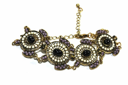 Turtle Bead Bracelet Colorful Drop Charm Summer Jewelry