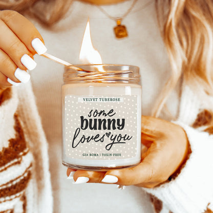 Velvet Tuberose Scented Candle Rich Floral Tuberose Aroma Long-Lasting