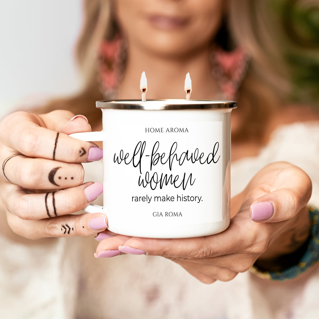 Mothers Day Candle Mug 16oz Reusable Metal Candle Soy Gift