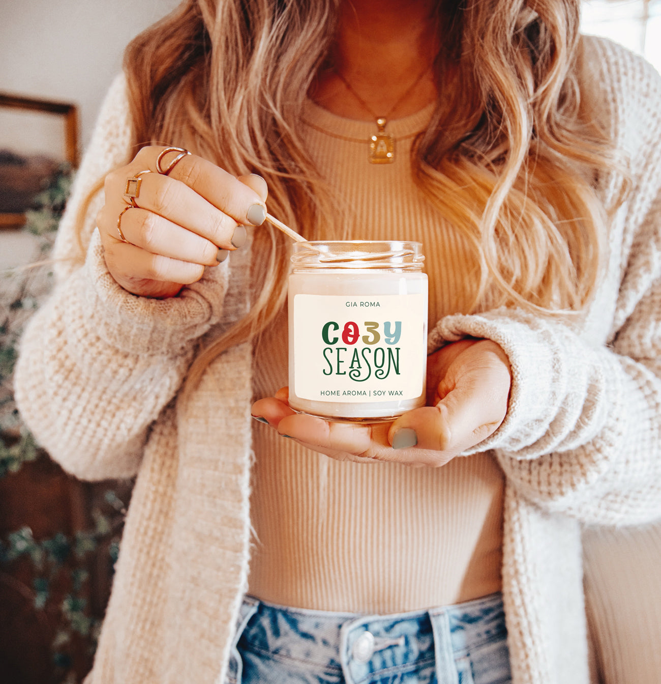 Winter Forest Soy Candle 9oz - Citrus Clove Pine Oakmoss Sandalwood